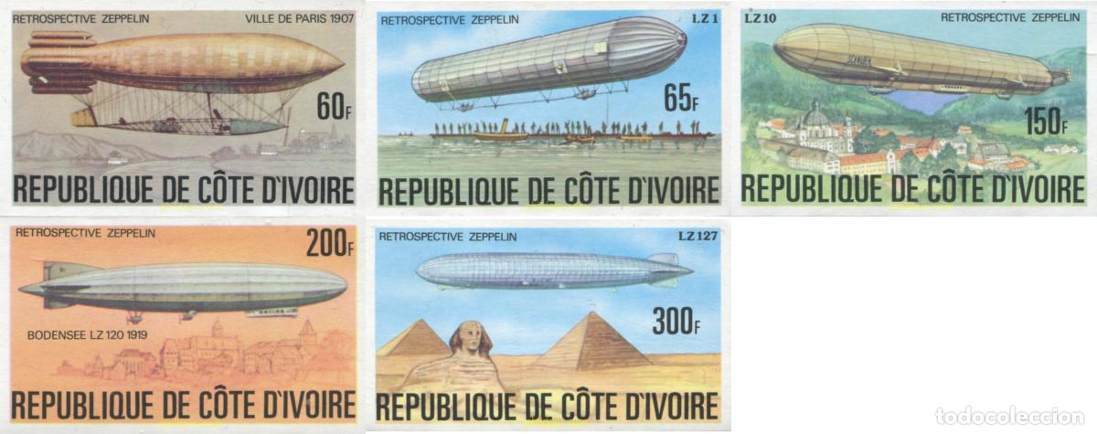 Sellos: 193310 MNH COSTA DE MARFIL 1977 DIRIGIBLES