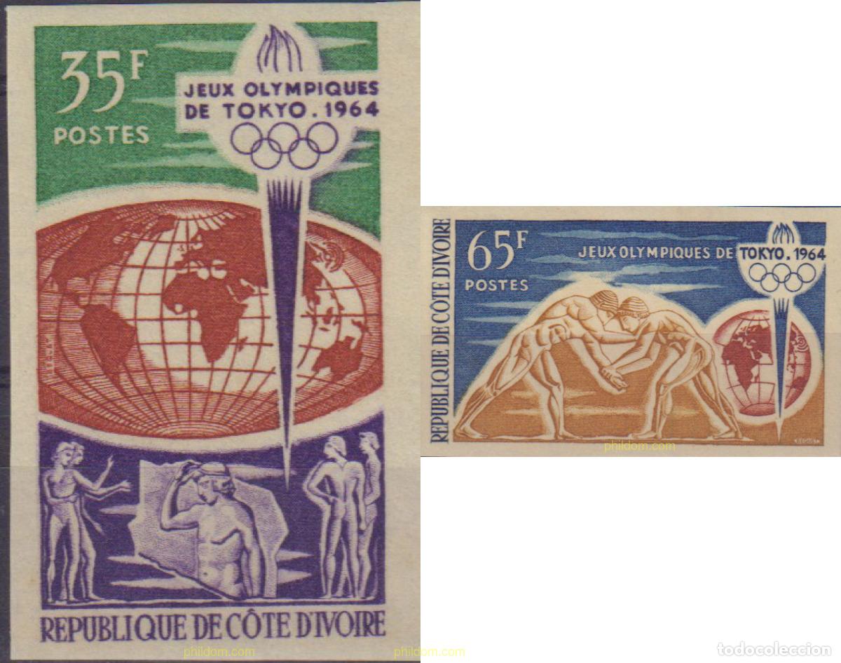 Sellos: 105189 MNH COSTA DE MARFIL 1964 18 JUEGOS OLIMPICOS VERANO TOKIO 1964
