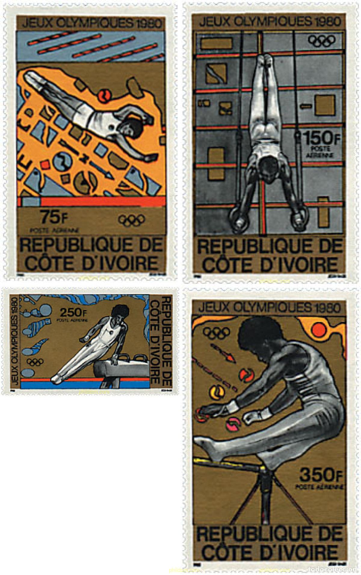 Sellos: 27475 MNH COSTA DE MARFIL 1980 22 JUEGOS OLIMPICOS VERANO MOSCU 1980