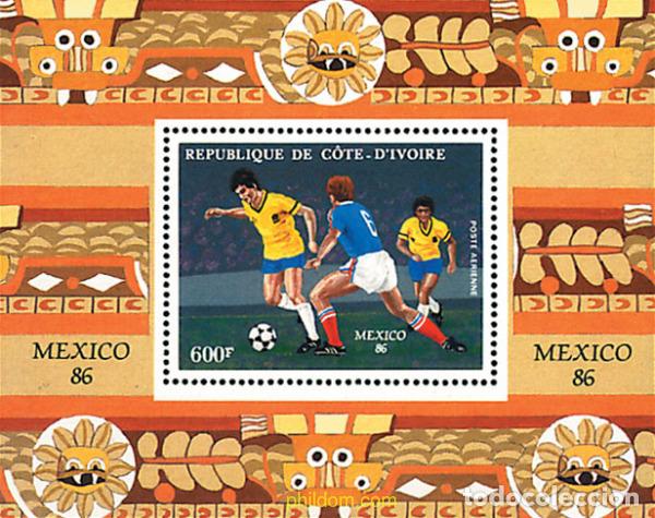 Francobolli: 50019 MNH COSTA DE MARFIL 1986 COPA DEL MUNDO DE FUTBOL. MEXICO-86