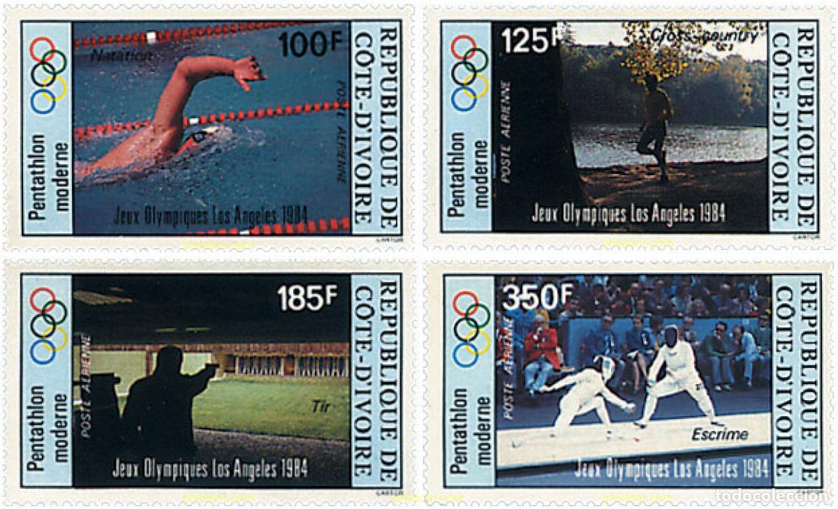 Sellos: 27482 MNH COSTA DE MARFIL 1984 23 JUEGOS OLIMPICOS VERANO LOS ANGELES 1984