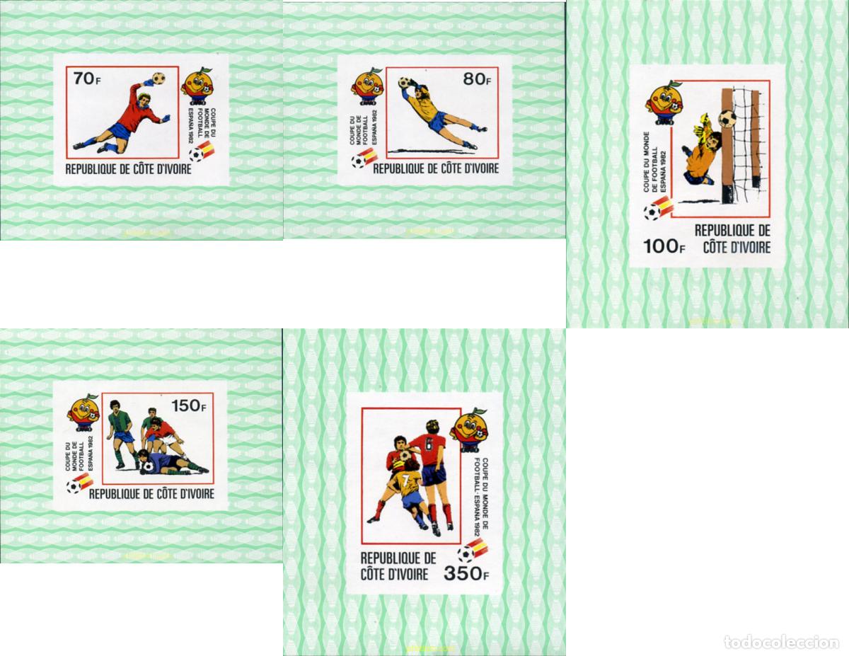 Briefmarken: 339667 MNH COSTA DE MARFIL 1982 COPA DEL MUNDO DE FUTBOL. ESPA&Ntilde;A-82