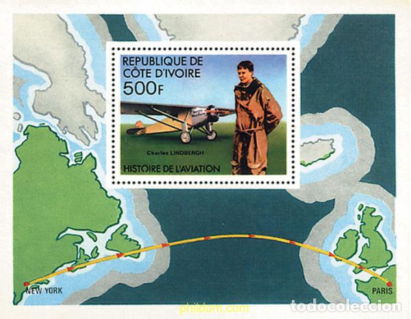 Briefmarken: 70500 MNH COSTA DE MARFIL 1977 PIONEROS DE LA AVIACION