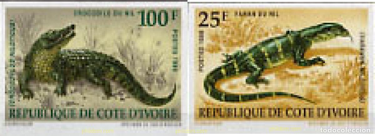 Sellos: 193401 MNH COSTA DE MARFIL 1989 FAUNA EN PELIGRO DE EXTINCION