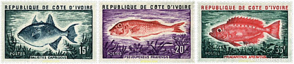 Sellos: 28383 MNH COSTA DE MARFIL 1973 PECES