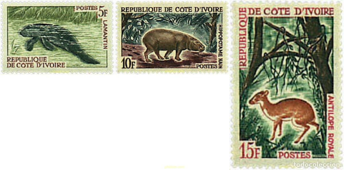 Sellos: 30141 MNH COSTA DE MARFIL 1964 FAUNA