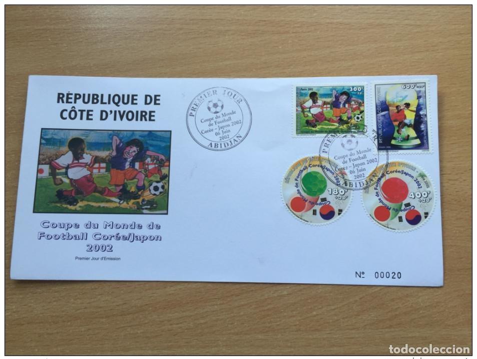 Stamps: Costa de Marfil 2002 Copa Mundial la FIFA F&uacute;tbol Jap&oacute;n Corea WM Mi. 1293 - 1296
