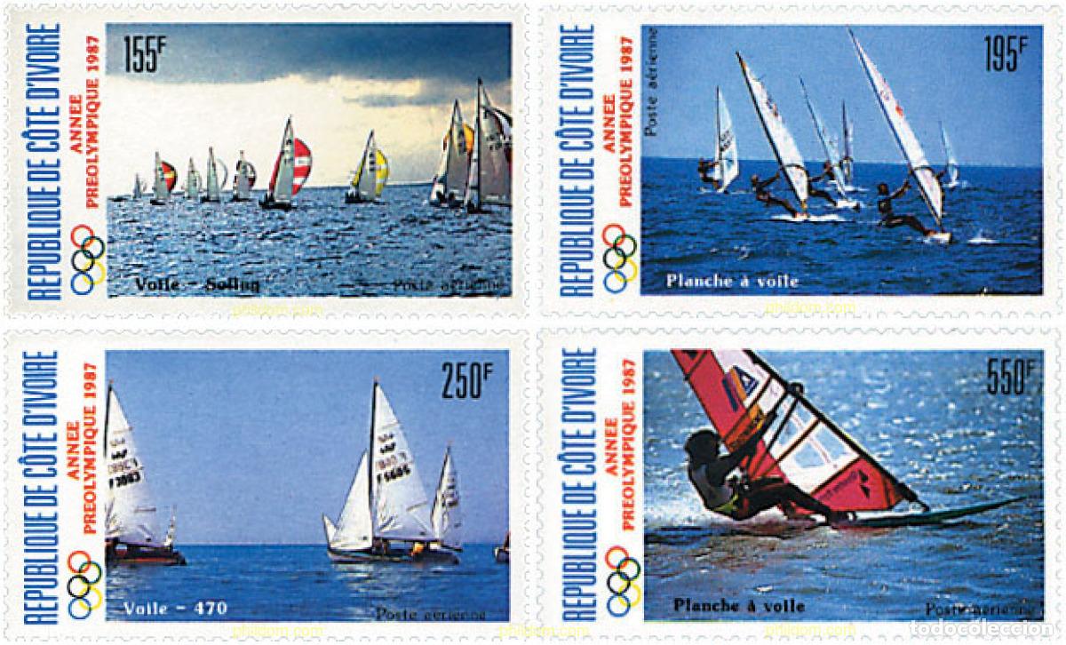 Stamps: 27491 MNH COSTA DE MARFIL 1987 24 JUEGOS OLIMPICOS VERANO SEUL 1988