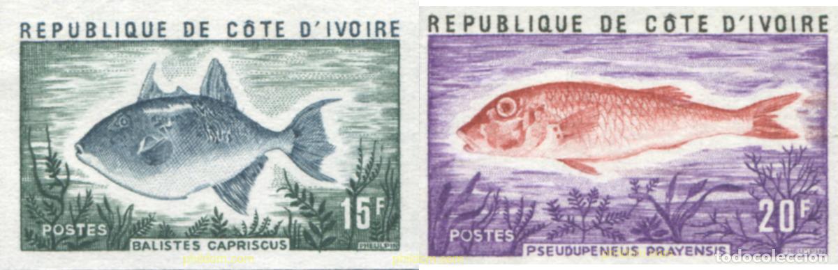 Selos: 195225 MNH COSTA DE MARFIL 1973 PECES