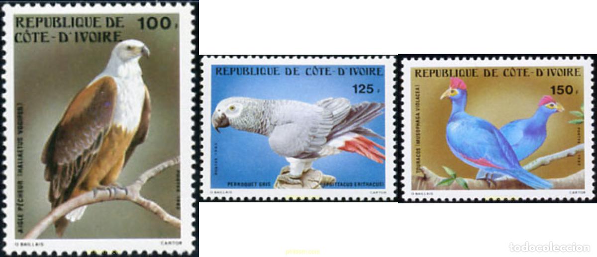 Sellos: 33481 MNH COSTA DE MARFIL 1983 AVES