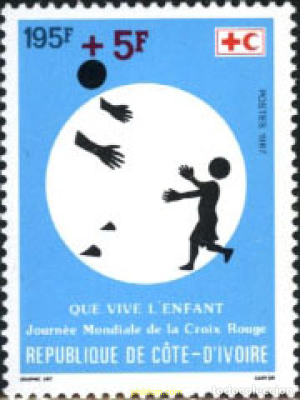 Sellos: 73759 MNH COSTA DE MARFIL 1987 CRUZ ROJA