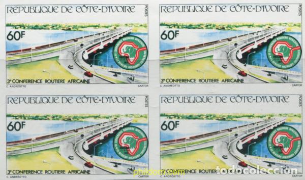 Sellos: 215973 MNH COSTA DE MARFIL 1976 3 CONFERENCIA AFRICANA DE CARRETERAS