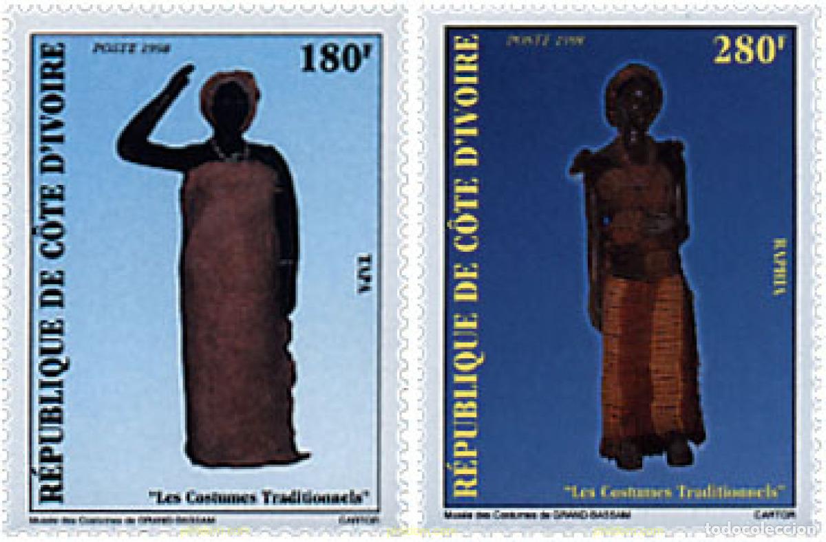 Sellos: 51199 MNH COSTA DE MARFIL 1998 COSTUMBRES TRADICIONALES