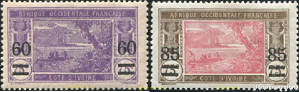 Francobolli: 668128 HINGED COSTA DE MARFIL 1922 SERIE BASICA