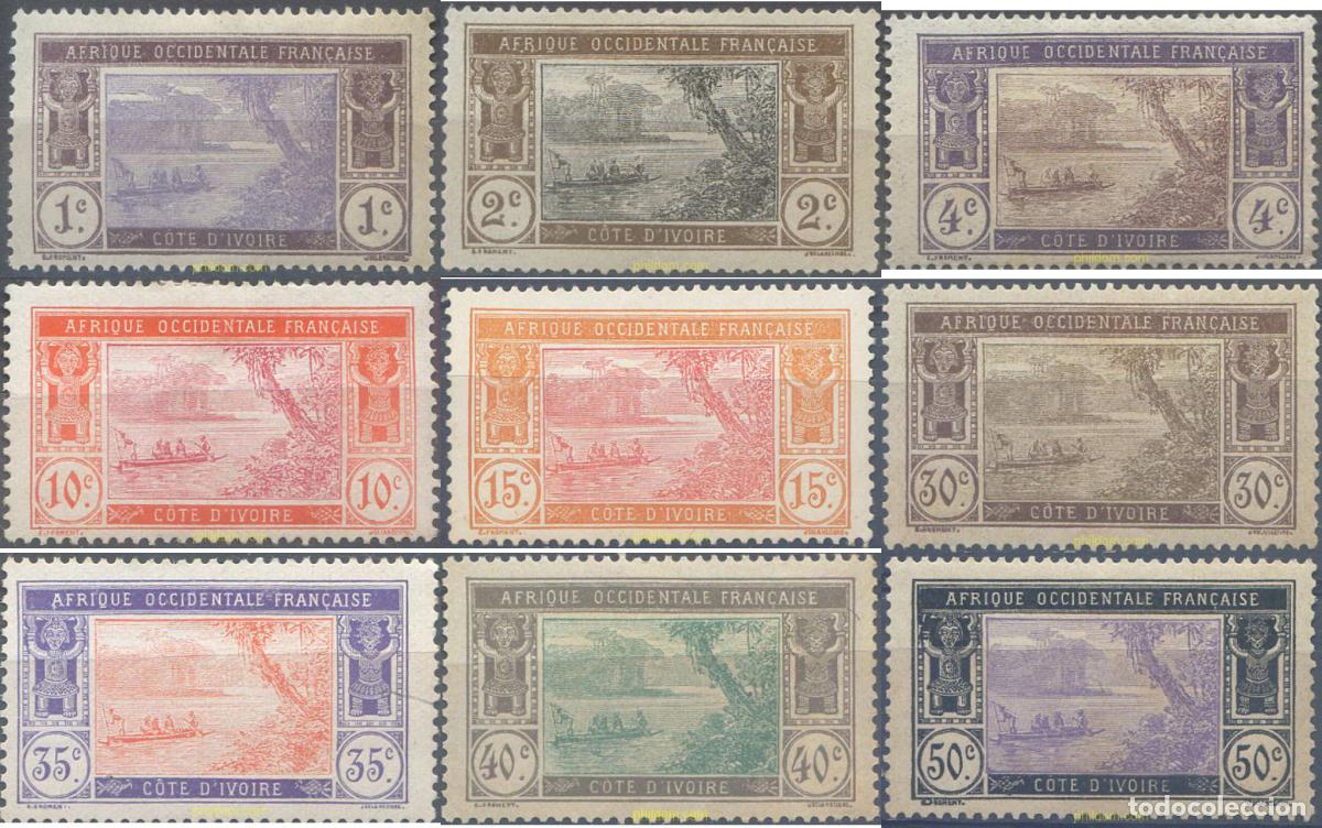Francobolli: 656268 HINGED COSTA DE MARFIL 1913 SERIE BASICA