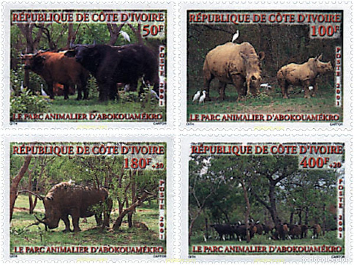 Sellos: 78458 MNH COSTA DE MARFIL 2001 PARQUE DE ABOKOUAMEKRO