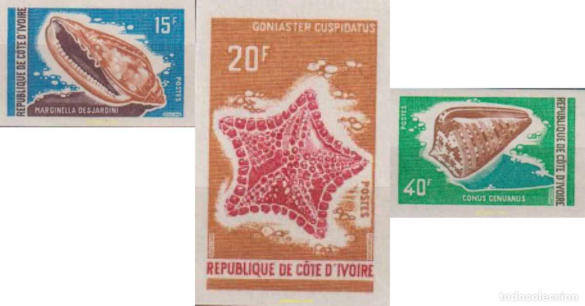 Sellos: 627307 MNH COSTA DE MARFIL 1971 FAUNA MARINA