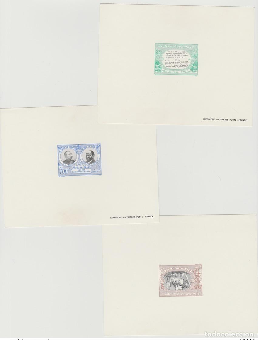 Sellos: Costa de Marfil Luxury Proof 1993 Mi. 1098 - 1100 Centenary Houphouet Republic