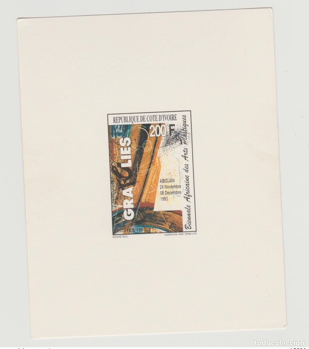 Sellos: Evento de lujo en Costa Marfil 1993 Mi. 1107 Bienal Arte Africano Abiy&aacute;n