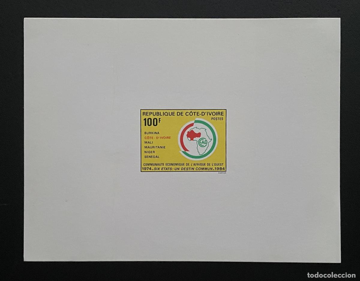 Sellos: Costa de Marfil 1984 Mi. 835 a prueba lujo CEAO &Aacute;frica Occidental Burkina Mali