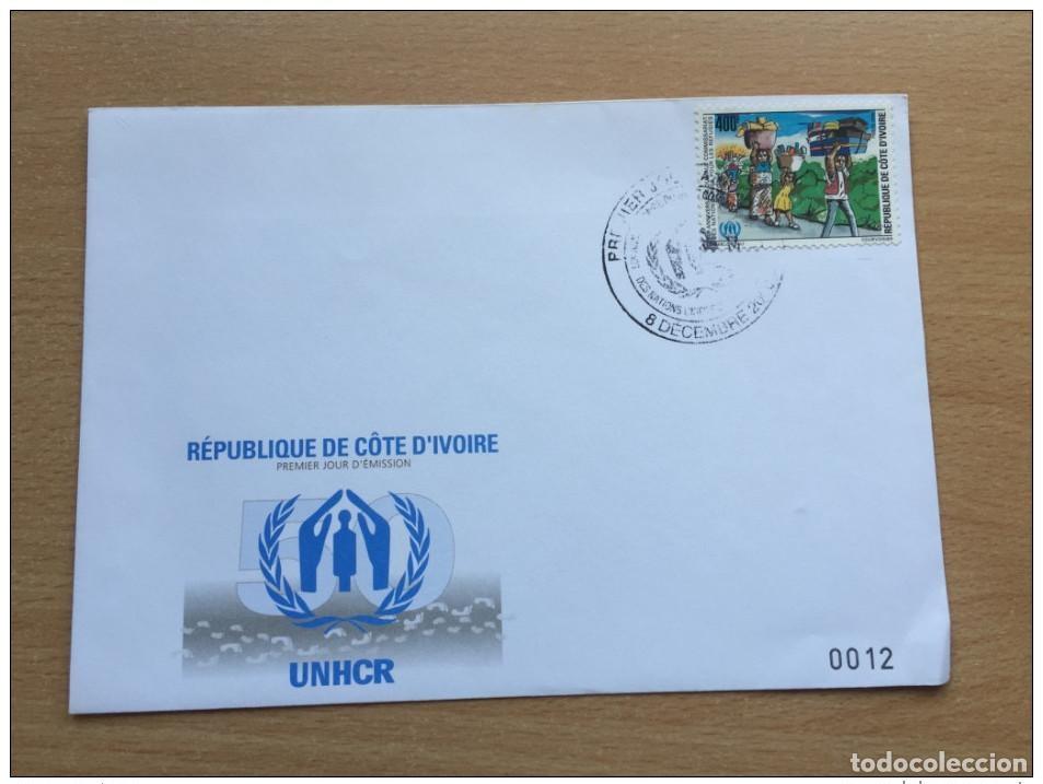 Sellos: Costa de Marfil 2000 FDC ACNUR Naciones Unidas ONU Mi. 1268