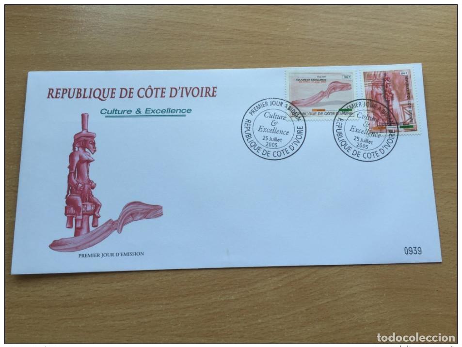 Sellos: Costa de Marfil 2005 FDC Art Culture & Excellence Kunsthandwerk 1329 - 1330