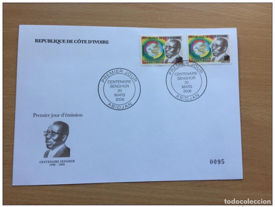 Sellos: Costa de Marfil 2006 Leopold Sedar Senghor Presidente Senegal Mi.?