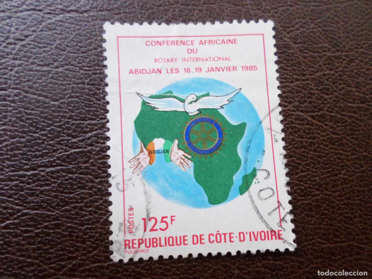 Sellos: *costa de marfil, 1985, conferencia de rotary internacional