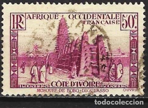 Sellos: Costa de Marfil 1936 - Mi 127 - YT 120 - Mezquita de Bobo-Dioulasso