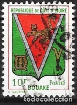 Sellos: Costa de Marfil 1969 - Mi 348 - YT 289 - Escudo de armas de Bouak&eacute;