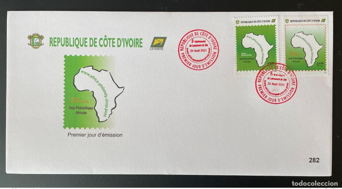 Sellos: Costa de Marfil 2021 FDC Mi.? Emisi&oacute;n conjunta: 5 a&ntilde;os | African Philatelic Hub