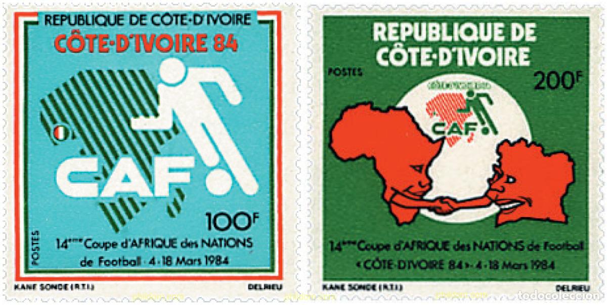 Sellos: 27483 MNH COSTA DE MARFIL 1984 14 COPA DE AFRICA DE LAS NACIONES DE FUTBOL