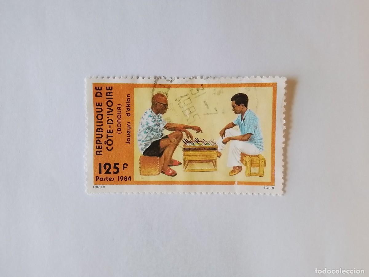 Sellos: A&Ntilde;O 1984 COSTA DE MARFIL SELLO USADO