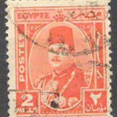 Sellos: EGIPTO 1944 SCOTT 243 SELLO º PERSONAJES REY FAROUK (1920-1965) MICHEL 269 YVERT 224 EGYPT STAMPS