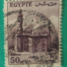 Timbres: EGIPTO - MEZQUITA SULTAL HUSSEIN - AÑO 1953. Lote 359625835