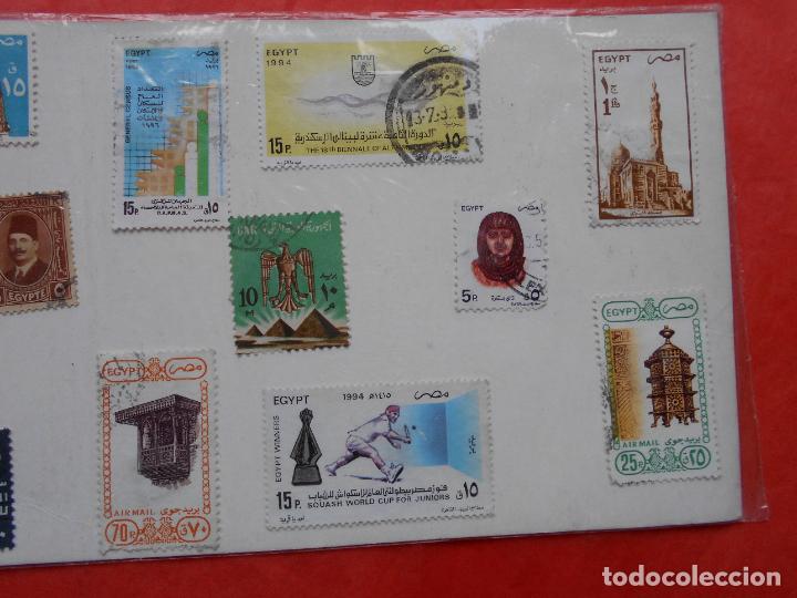 Sellos: Lote de sellos de Egipto - Foto 2