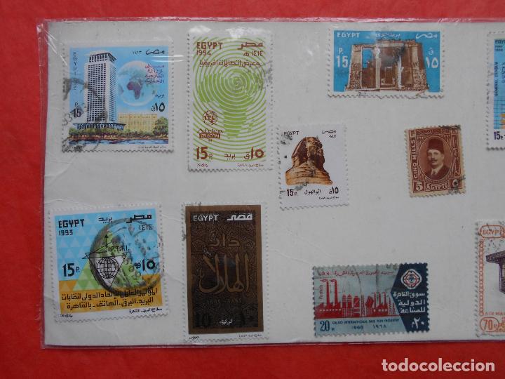 Sellos: Lote de sellos de Egipto - Foto 3