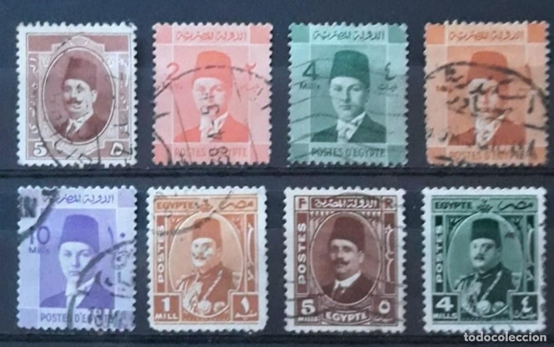 Sellos: EGIPTO. LOTE DE SELLOS BASICOS. USADO - USED. - Foto 1