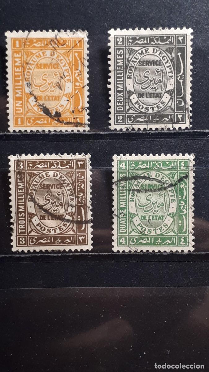 Sellos: EGIPTO. &deg;. SERVICIOS. YVERT 35/8 - Foto 1