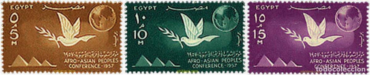 Sellos: 38421 MNH EGIPTO. Reino 1957 CONFERENCIA DE PUEBLOS AFRO-ASIATICOS