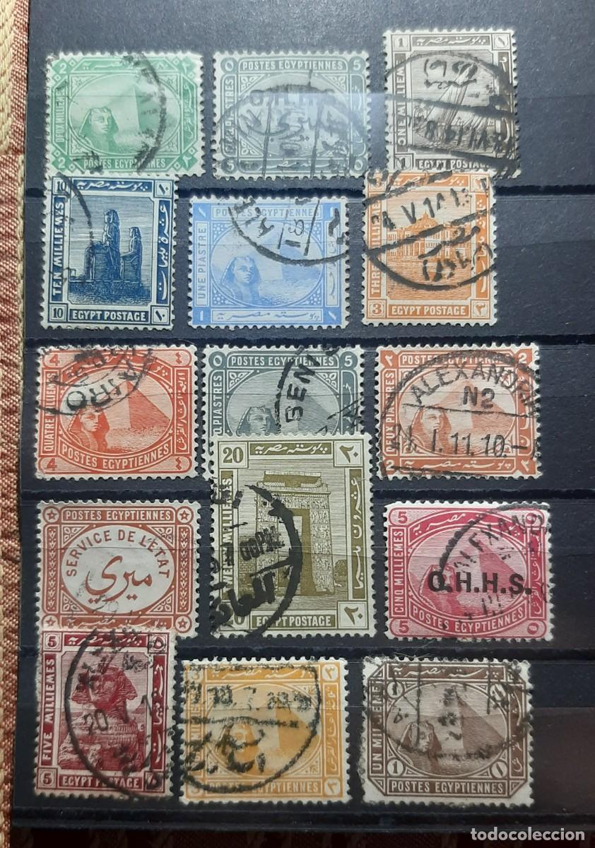 Sellos: (EGIPTO) LOTE DE SELLOS