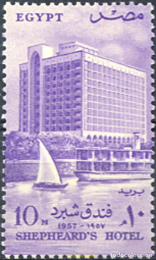 Sellos: 38418 MNH EGIPTO. Reino 1957 HOTEL SHEPHEARDS