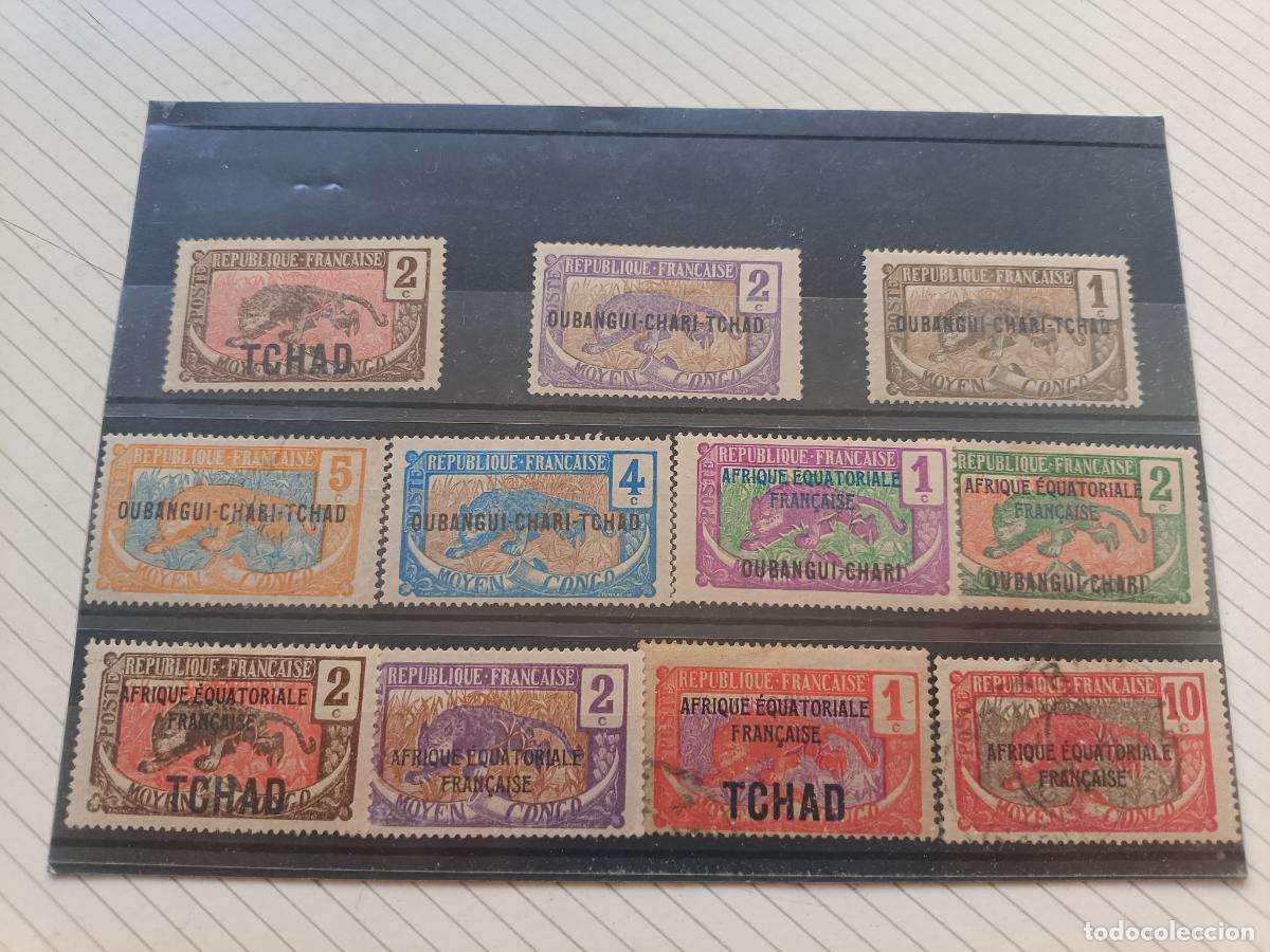 Sellos: Colonias francesas en Africa. Lote de sellos