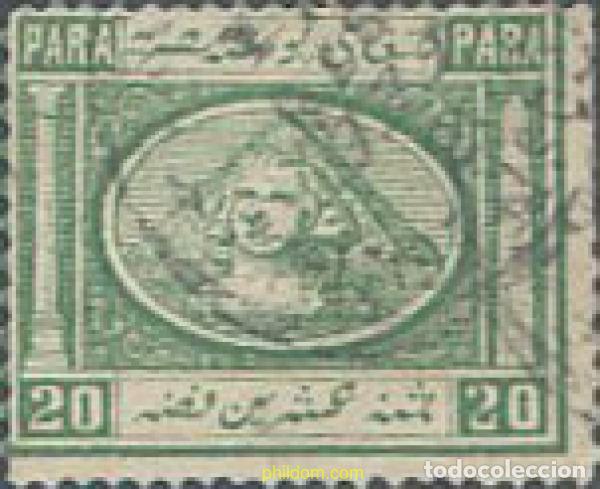 Sellos: 643684 USED EGIPTO 1867 ESFINGE Y PIRAMIDE