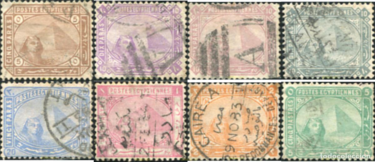 Sellos: 658560 USED EGIPTO 1879 ESFINGE Y PIRAMIDE