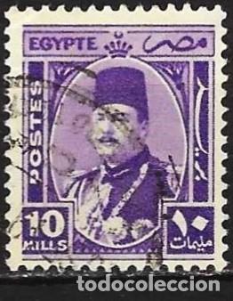 Sellos: Egipto 1944 - Mi 273 - YT 228 - El rey Faruq