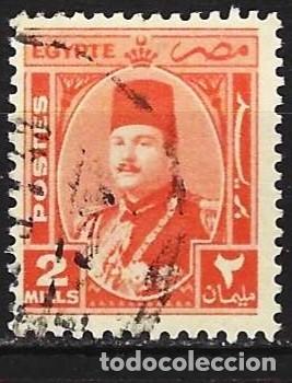 Sellos: Egipto 1944 - Mi 269 - YT 224 - El rey Faruq