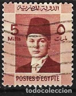 Sellos: Egipto 1937 - Mi 227 - YT 191 - El rey Faruq