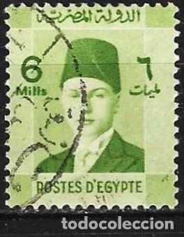 Stamps: Egipto 1940 - Mi 228 - YT 191A - El rey Faruq