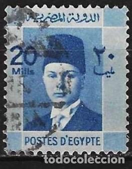 Sellos: Egipto 1937 - Mi 232 - YT 195 - El rey Faruq